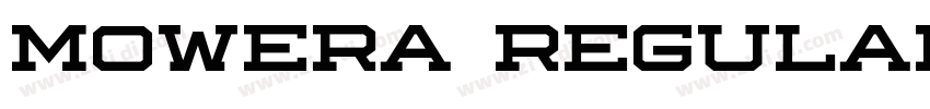 Mowera Regular字体转换